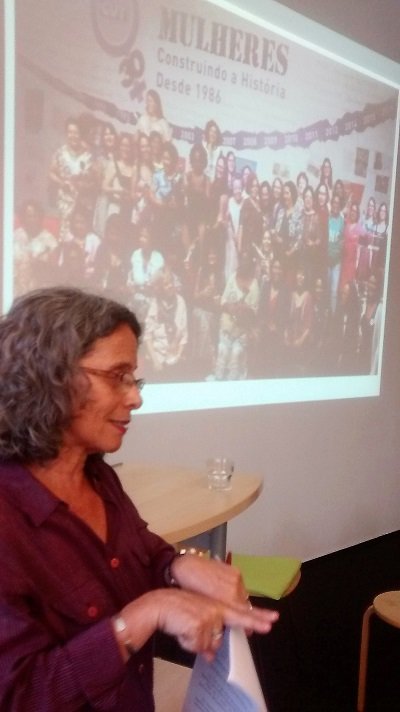 Aufbau von Gewerkschaftsmacht mit Genderparität. Beitrag von Didice Godinho Delgado, LAF 16.08.2018